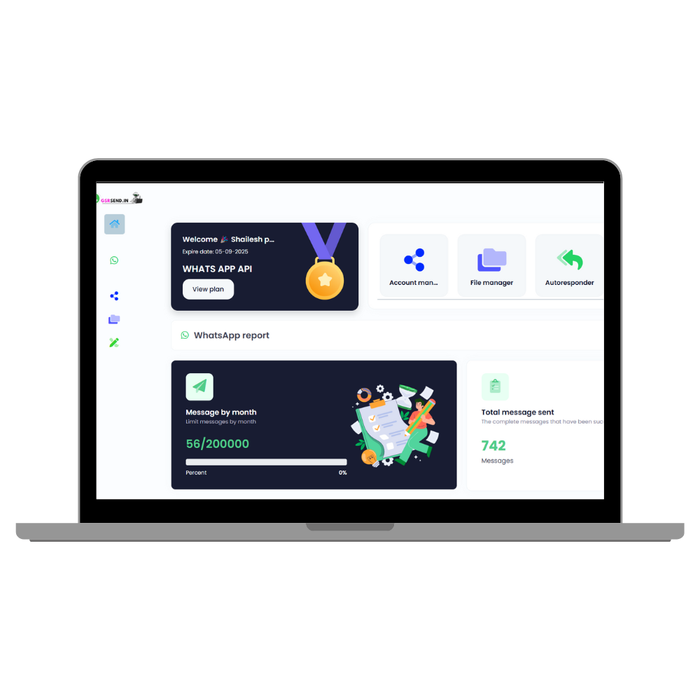 Bulk Whatsapp Cloud Based - techio